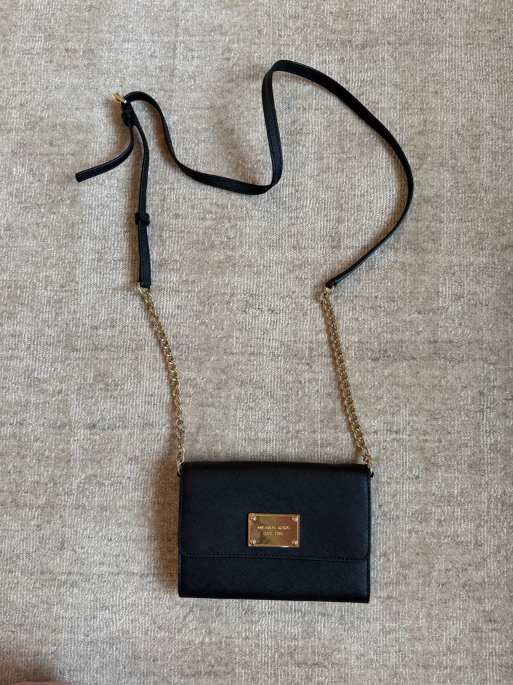 Michael Kors black crossbody purse